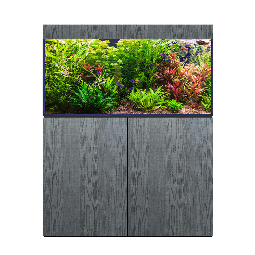 D&D Aqua-Pro Freshwater 1200 120cm Aquarium & Carbon Oak Cabinet - 311L