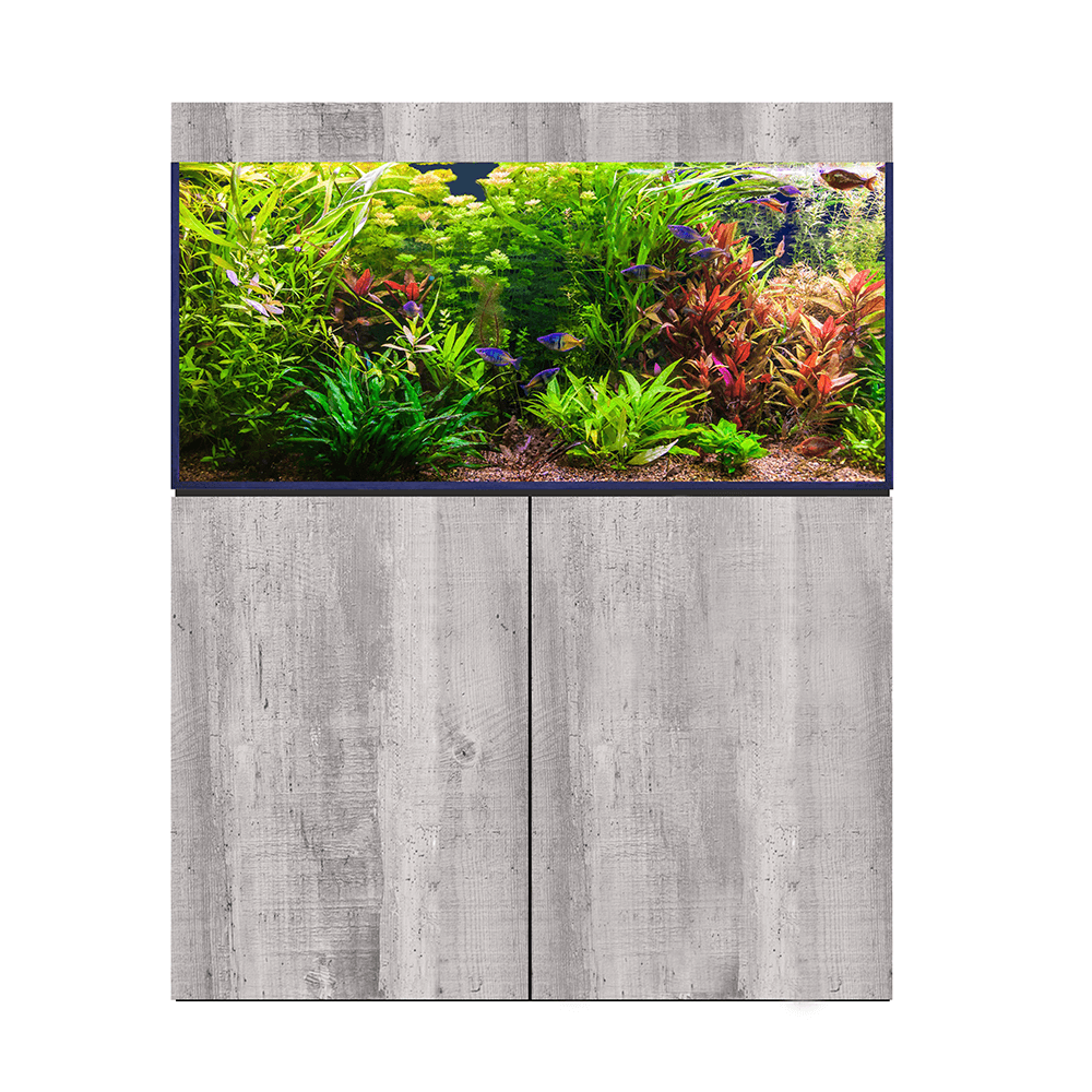 D&D Aqua-Pro Freshwater 1200 120cm Aquarium & Driftwood Concrete Cabinet - 311L