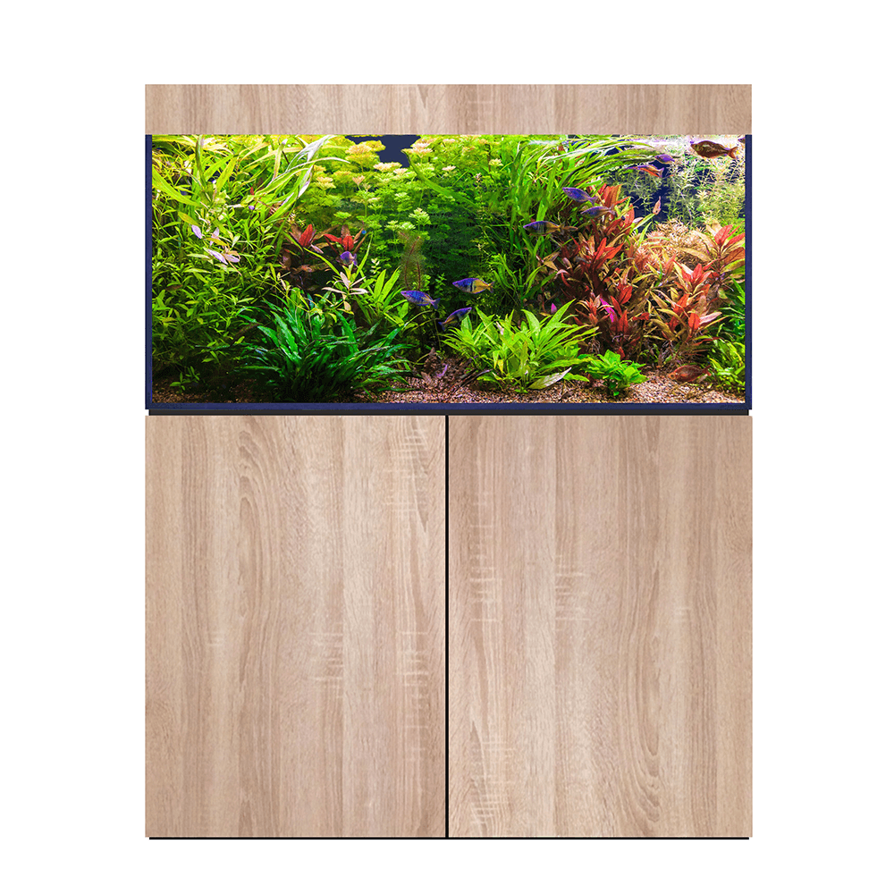 D&D Aqua-Pro Freshwater 1200 120cm Aquarium & Platinum Oak Cabinet - 311L