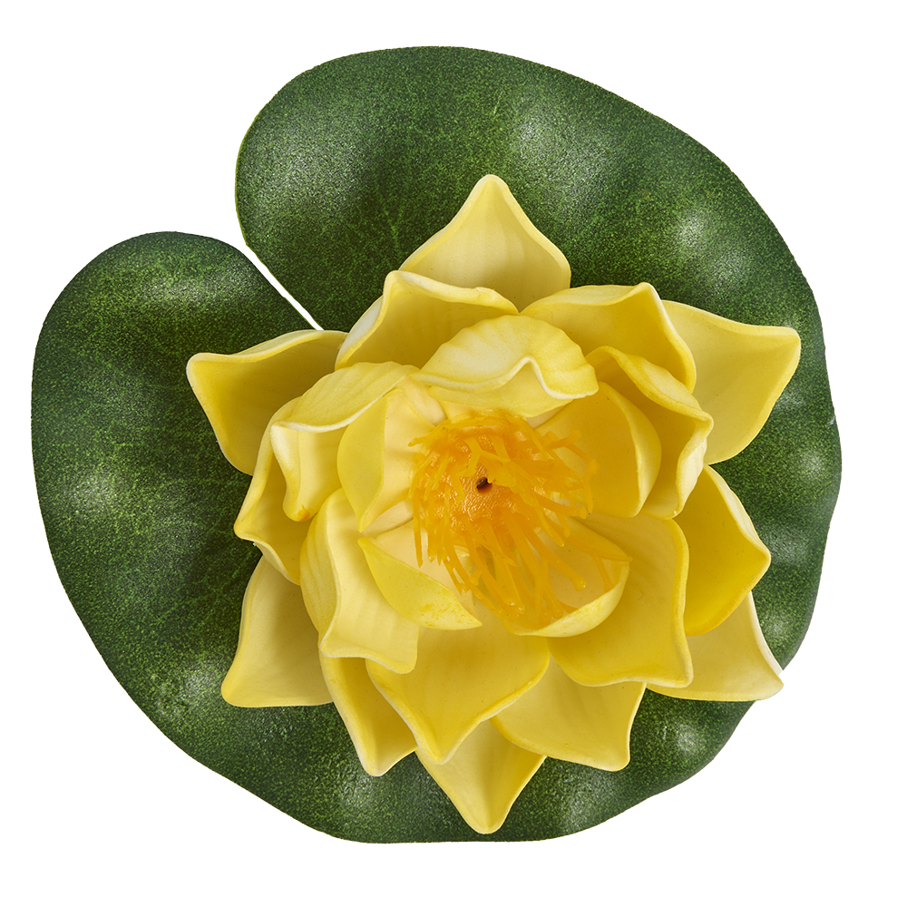 Velda Floating Yellow Lotus Flower