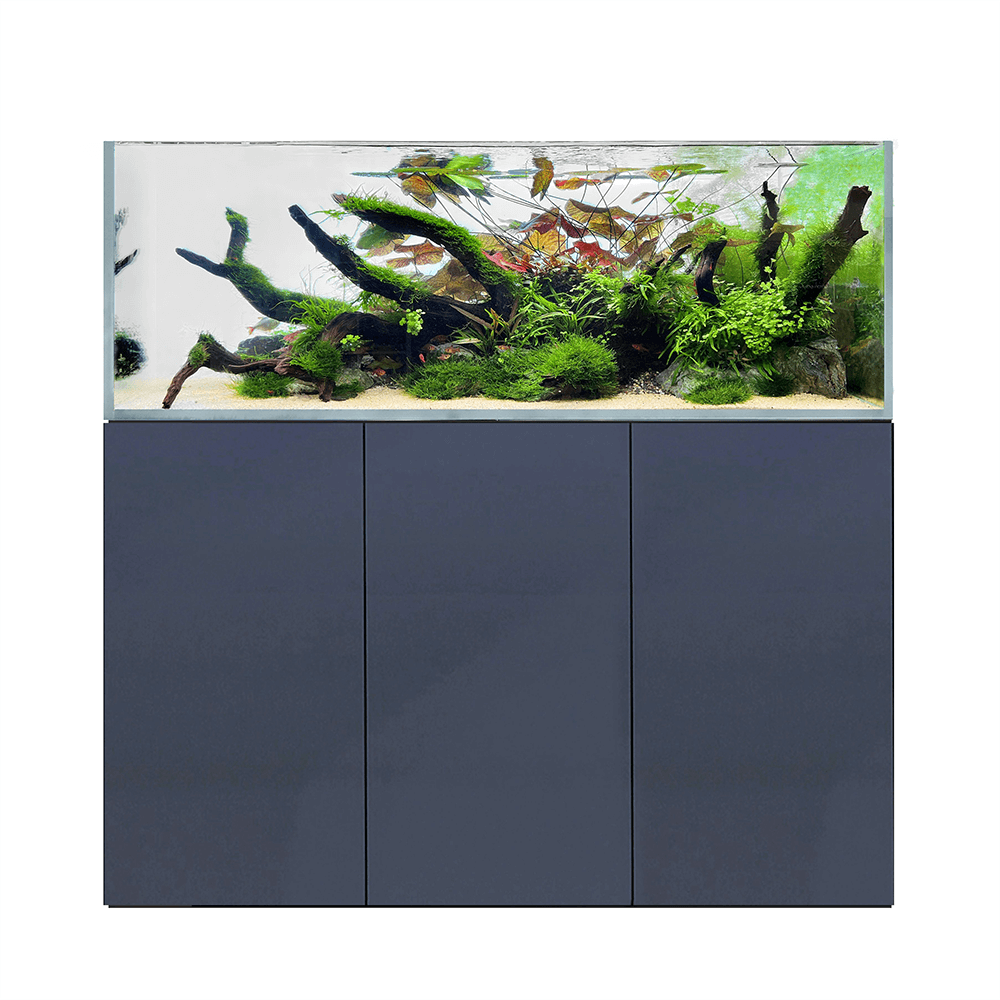 D&D Aqua-Pro Aquascaper 1500 150cm Aquarium & Super-Matt Anthracite Cabinet - 440L