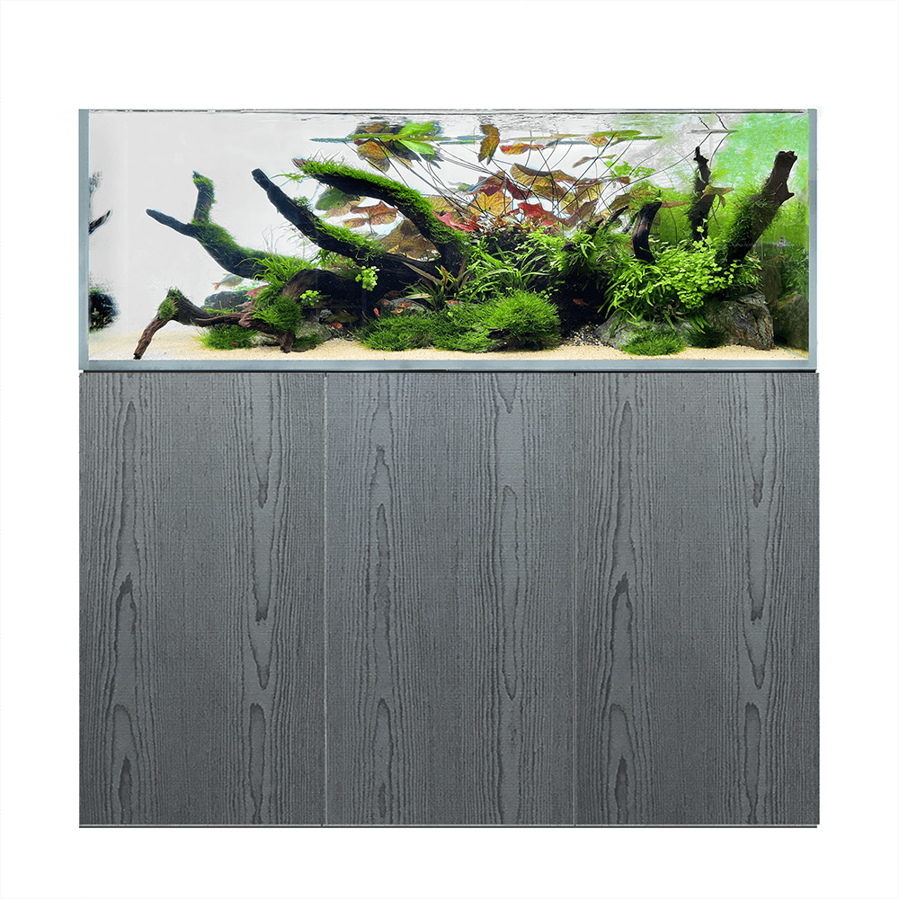 D&D Aqua-Pro Aquascaper 1500 150cm Aquarium & Carbon Oak Cabinet - 440L
