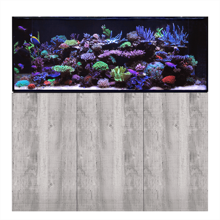 D&D Aqua-Pro Reef 1500 150cm Aquarium & Driftwood Concrete Cabinet - 485L