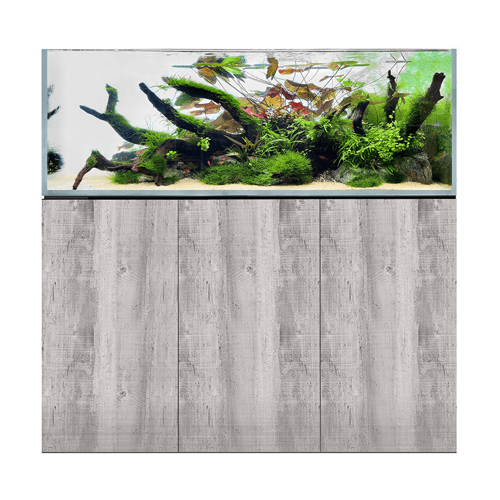 D&D Aqua-Pro Aquascaper 1500 150cm Aquarium & Driftwood Concrete Cabinet - 440L
