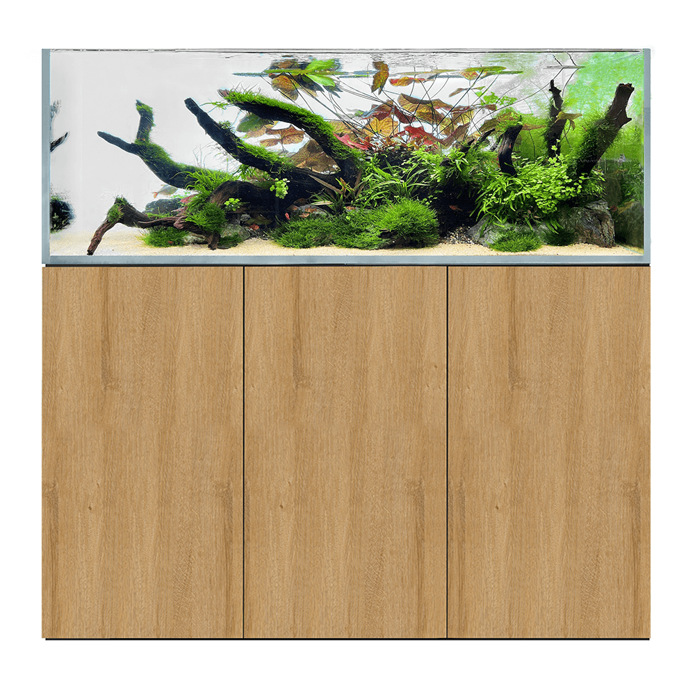 D&D Aqua-Pro Aquascaper 1500 150cm Aquarium & Natural Oak Cabinet - 440L