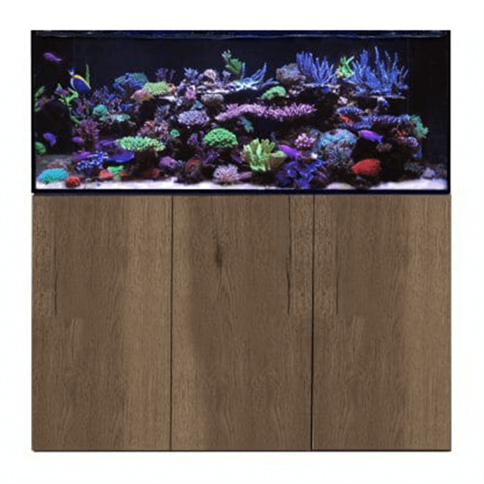 D&D Aqua-Pro Reef 1500 150cm Aquarium & Tobacco Oak Cabinet - 485L