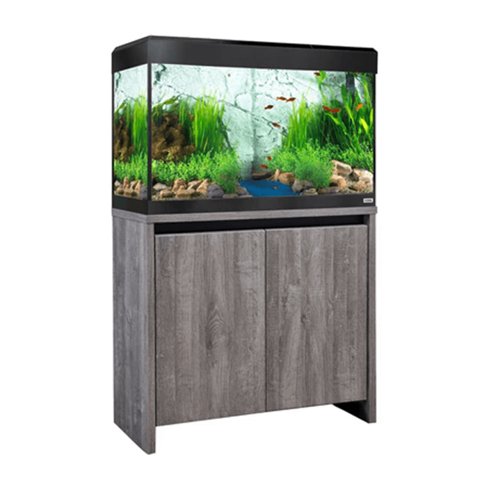 Fluval Roma 125 80cm Grey Oak Aquarium & Cabinet - 125L