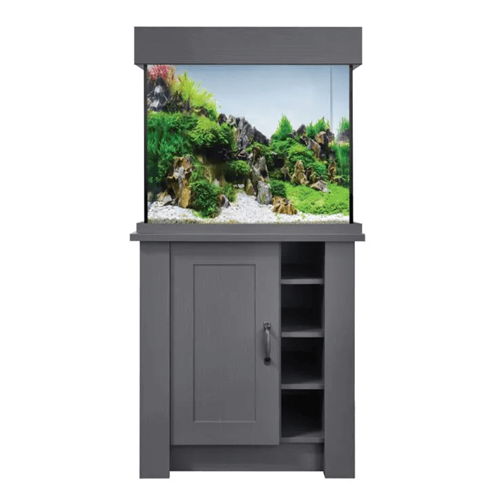 Aqua One Oakstyle 110 63cm Aquarium & Slate Grey Cabinet - 110L