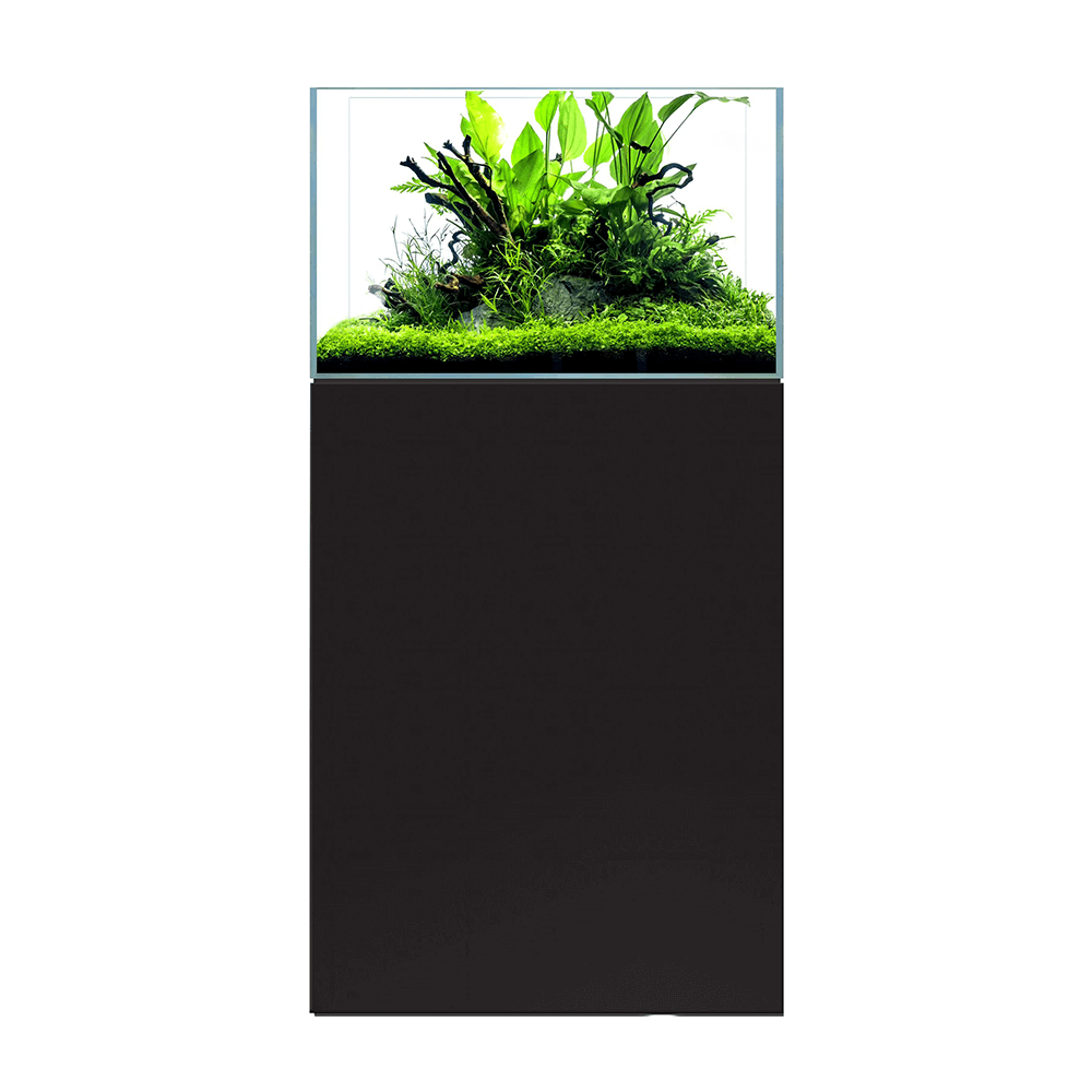 D&D Aqua-Pro Aquascaper 600 60cm Aquarium & Ultra-Gloss Black Cabinet - 94L