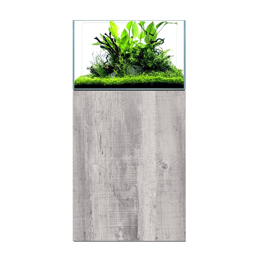 D&D Aqua-Pro Aquascaper 600 60cm Aquarium & Driftwood Concrete Cabinet - 94L
