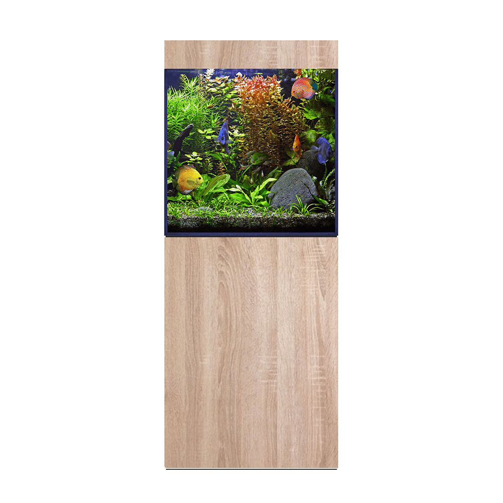 D&D Aqua-Pro Freshwater 600 60cm Aquarium & Platinum Oak Cabinet - 170L