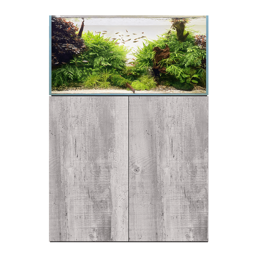 D&D Aqua-Pro Aquascaper 900 90cm Aquarium & Driftwood Concrete Cabinet - 177L