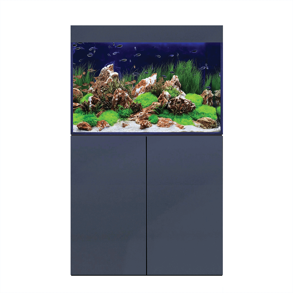 D&D Aqua-Pro Freshwater 900 90cm Aquarium & Ultra-Gloss Anthracite Cabinet - 232L