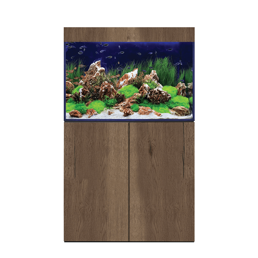 D&D Aqua-Pro Freshwater 900 90cm Aquarium & Tobacco Oak Cabinet - 232L