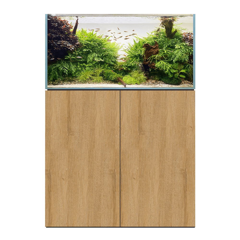 D&D Aqua-Pro Aquascaper 900 90cm Aquarium & Natural Oak Cabinet - 177L