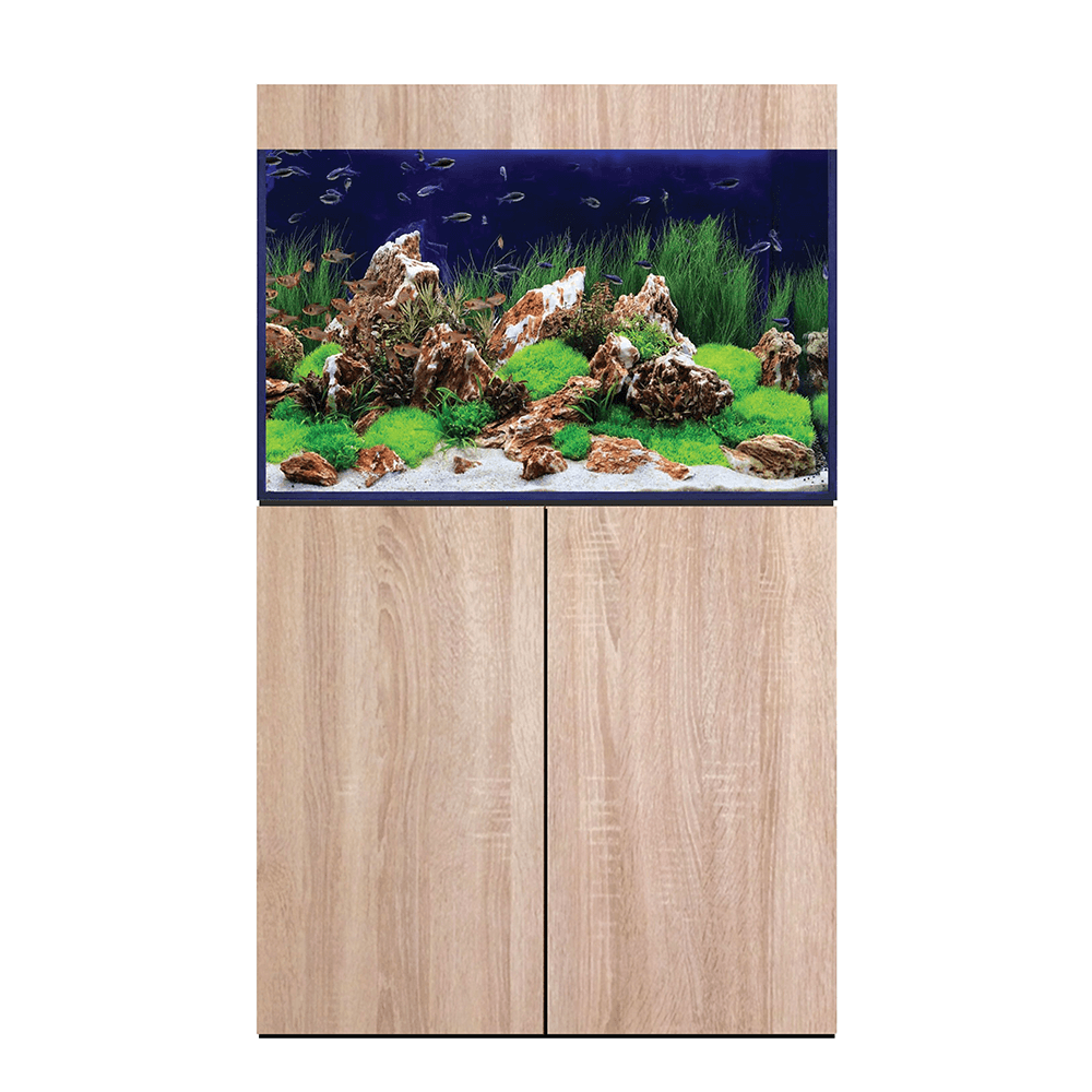 D&D Aqua-Pro Freshwater 900 90cm Aquarium & Platinum Oak Cabinet - 232L
