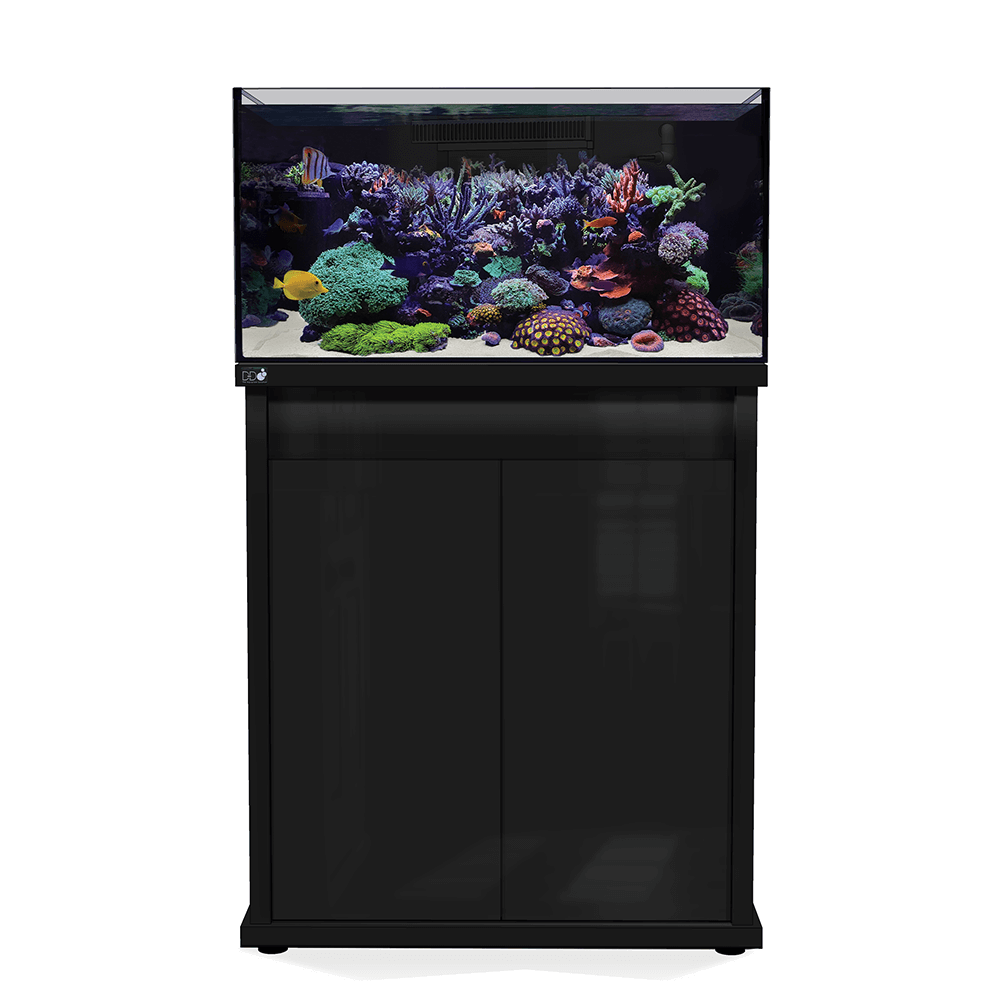 D&D Reef-Pro 900 90cm Aquarium & Gloss Black Cabinet - 290L