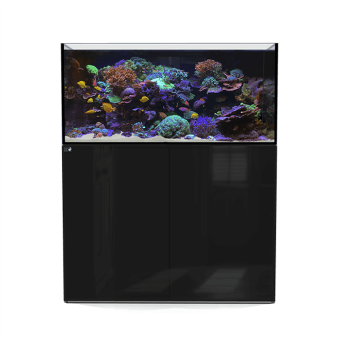 D&D Aqua-Pro Reef 1200 120cm Aquarium & Ultra-Gloss Black Cabinet - 387L