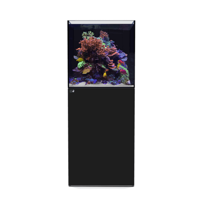 D&D Aqua-Pro Reef 600 60cm Cube Aquarium & Black Satin Cabinet - 212L