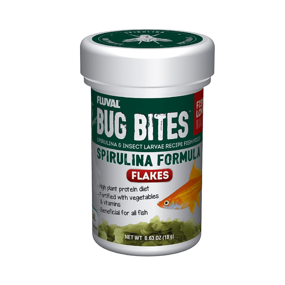 Fluval Bug Bites Spirulina Flakes