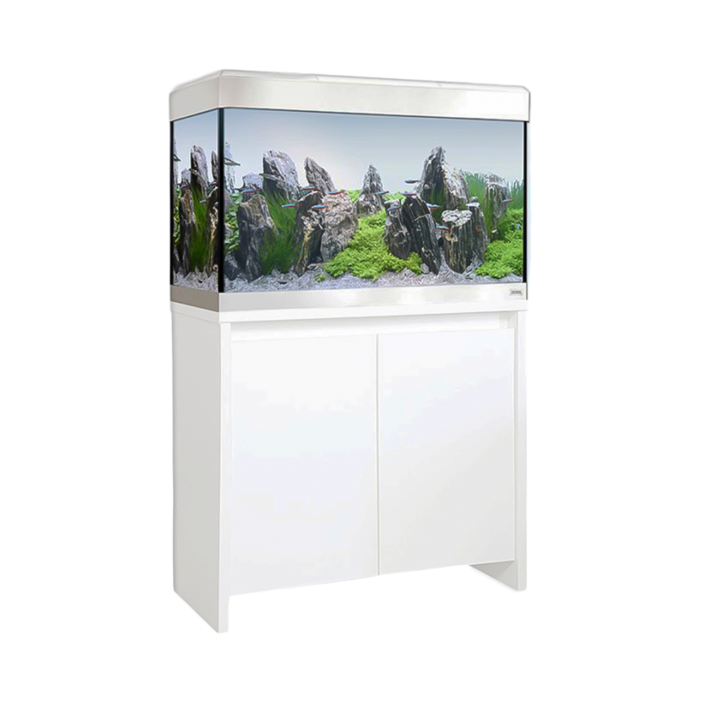 Fluval Roma 125 80cm White Aquarium & Cabinet - 125L