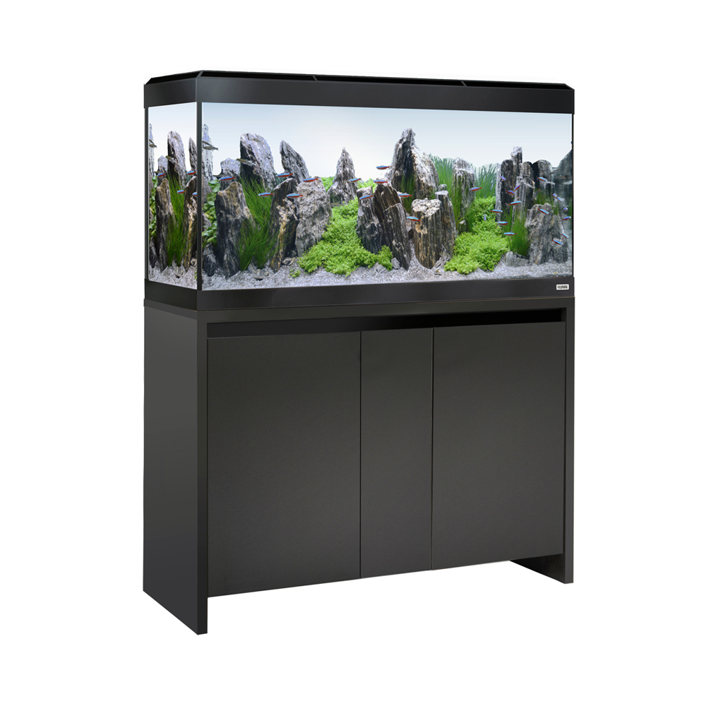 Fluval Roma 200 100cm Aquarium & Black Cabinet - 200L