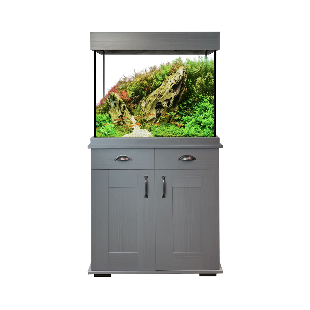 Fluval Shaker 168L Aquarium & Slate Grey Cabinet - 70cm