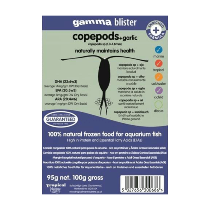 TMC Gamma Copepod + Garlic Blister Pack