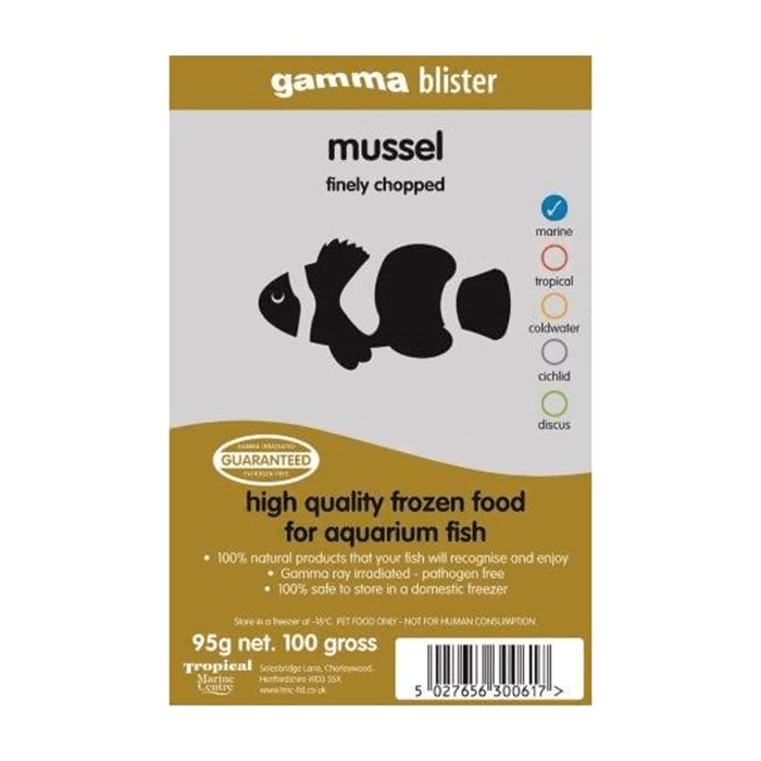 TMC Gamma Fine Chopped Mussel Blister Pack