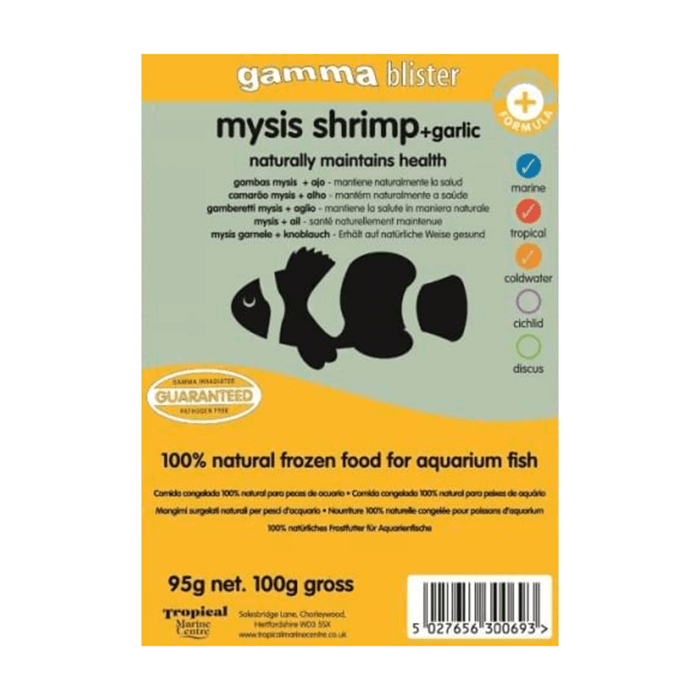 TMC Gamma Mysis Shrimp + Garlic Blister Pack