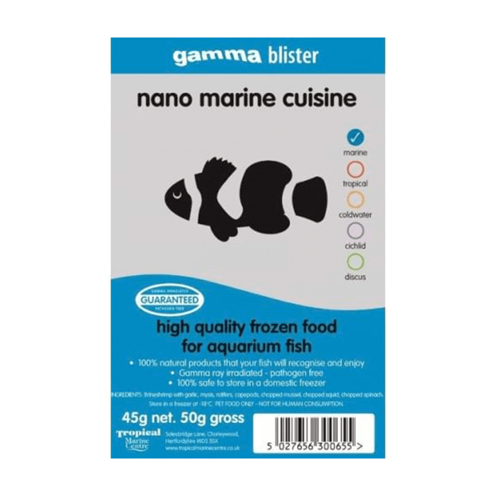 TMC Gamma Nano Marine Cuisine Blister Pack