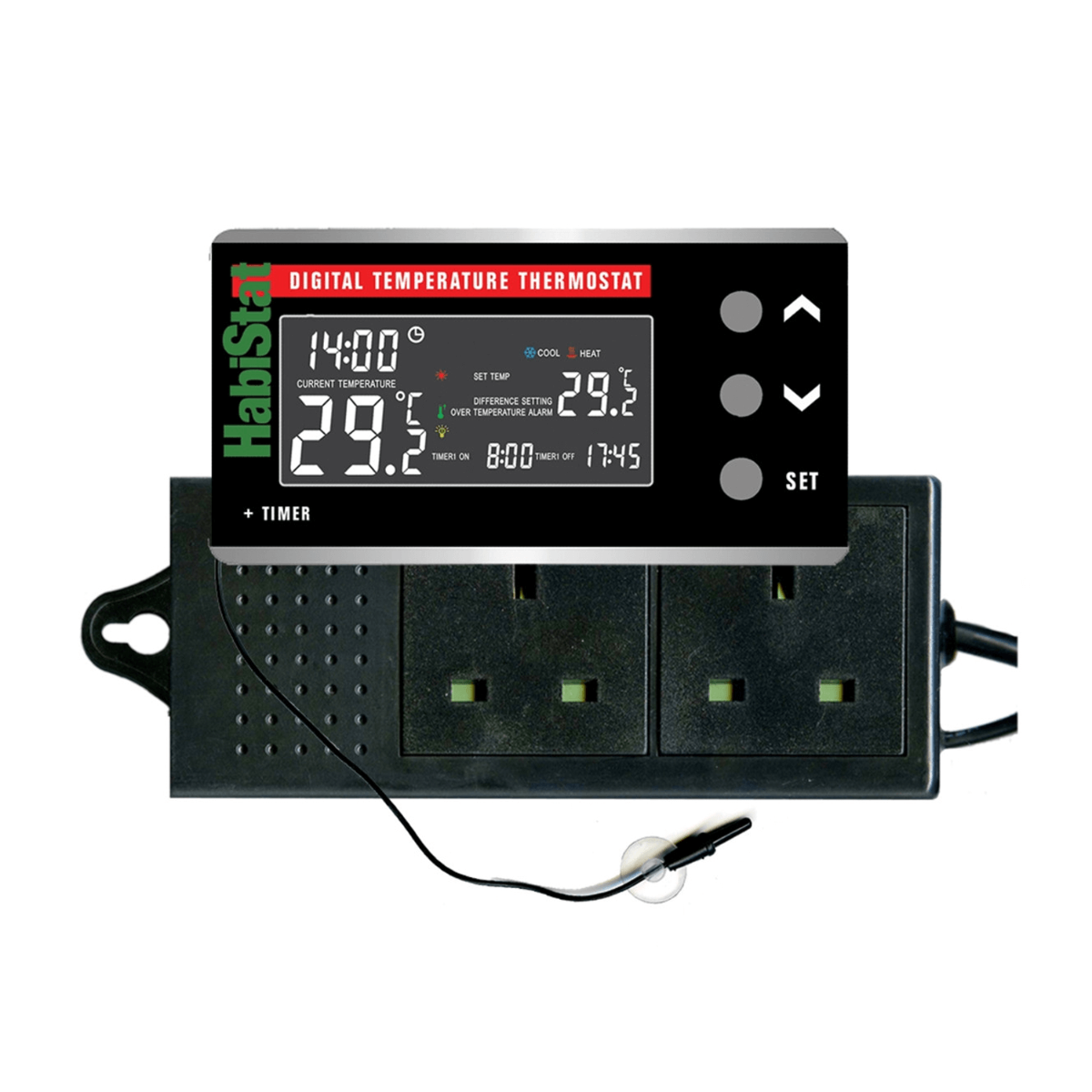 HabiStat Digital Temperature Thermostat + Timer