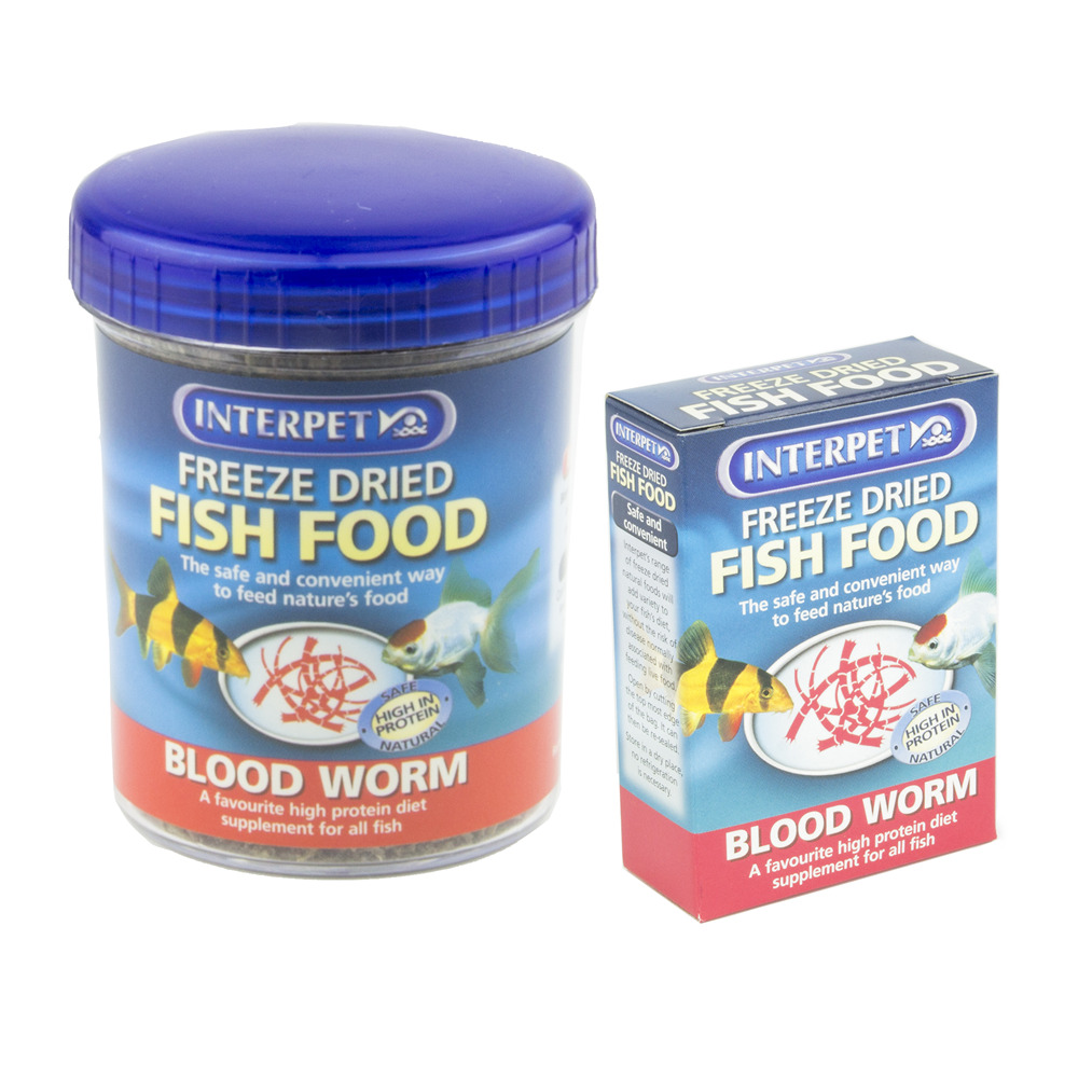 Interpet Freeze Dried Bloodworm 4g-20g