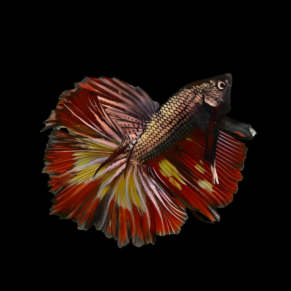 Metallic Half Moon Betta 3cm - Betta splendens