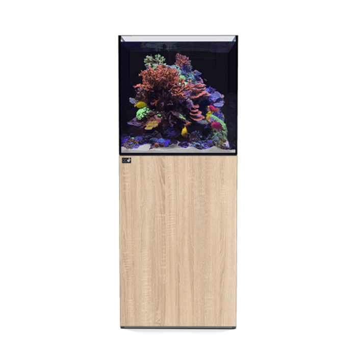 D&D Aqua-Pro Reef 600 60cm Cube Aquarium & Platinum Oak Cabinet - 212L
