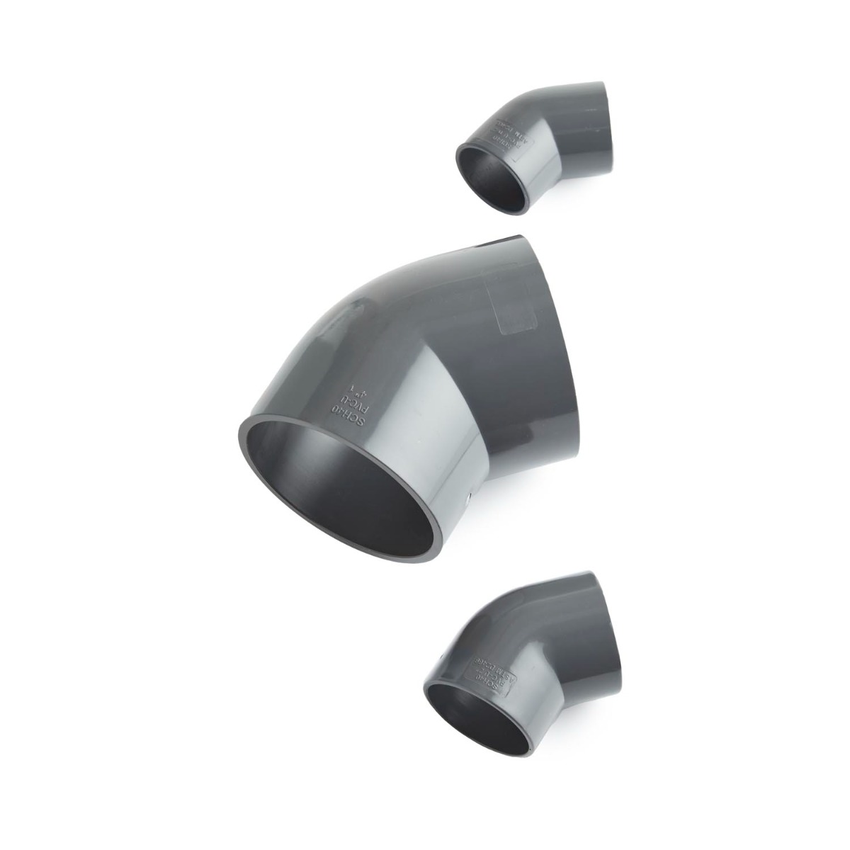 Swell Pressure Pipe 45 Deg Bends
