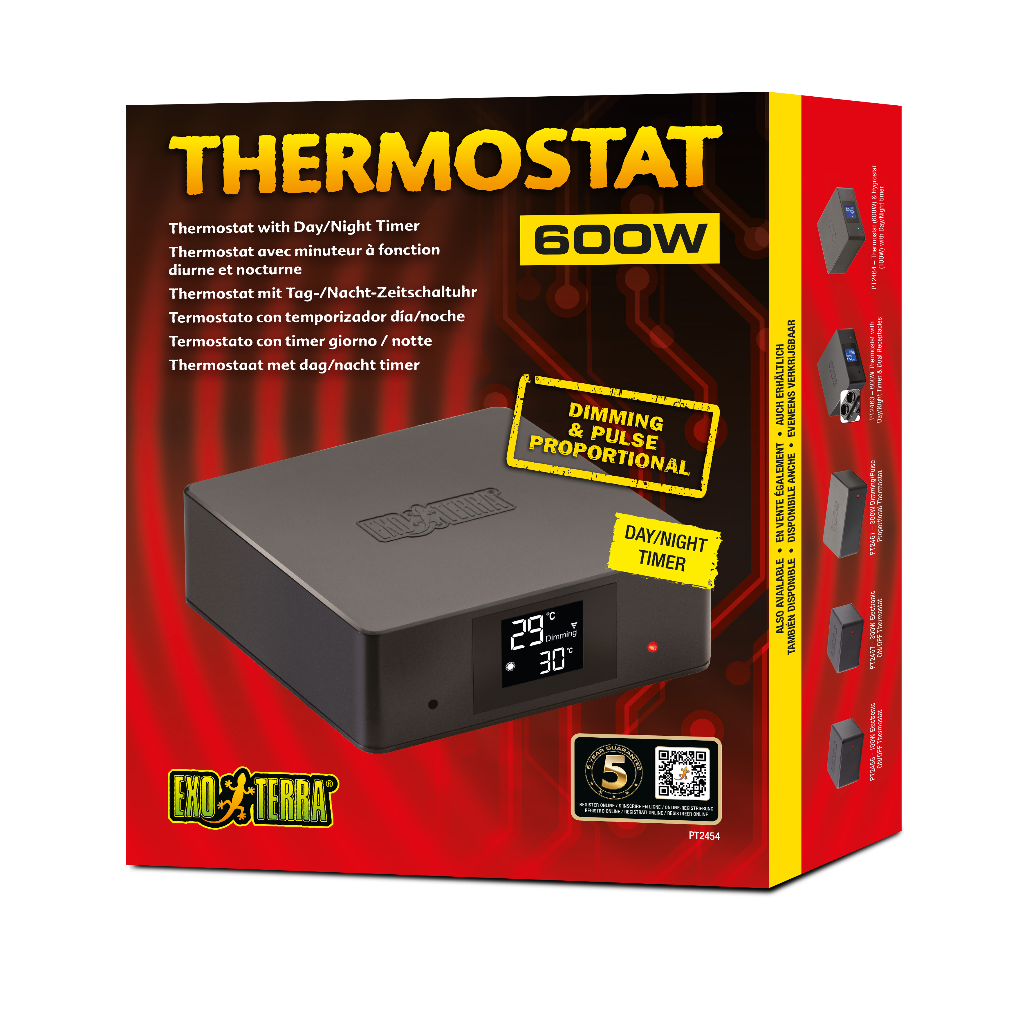 Exo Terra Dimming Pulse Thermostat with Day/Night Timer