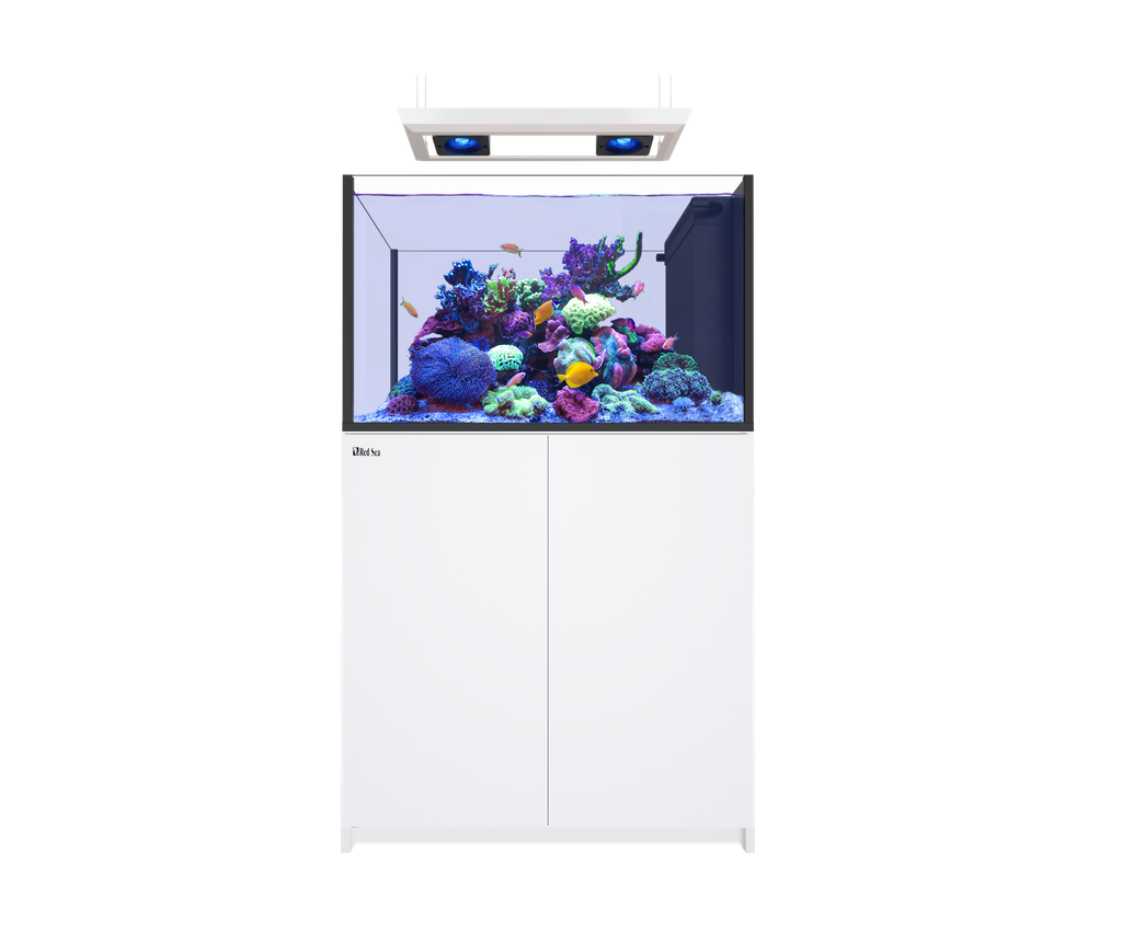 Red Sea Reefer Max Peninsula 350 G3 96cm Aquarium & White Cabinet - 352L