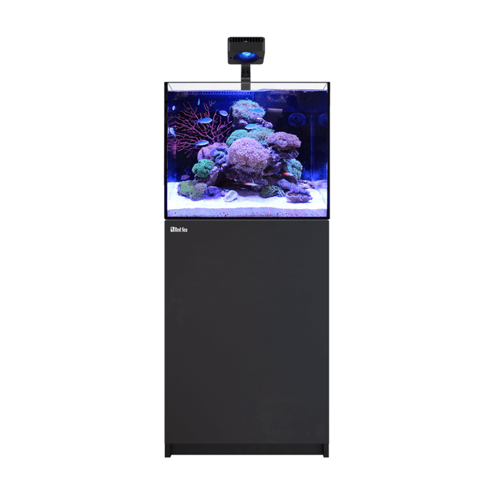 Red Sea Reefer 170 G3 Deluxe 60cm Aquarium & Black Cabinet - 165L (Incl. 1 X RL115 & Arm)