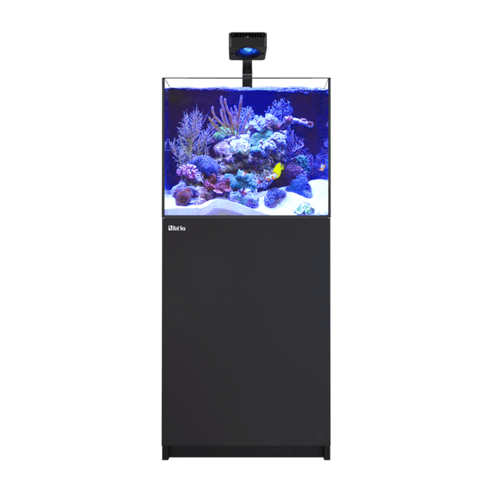Red Sea Reefer 200 G3 Deluxe 60cm Aquarium & Black Cabinet - 200L (Incl. 1 X RL115 & Arm)