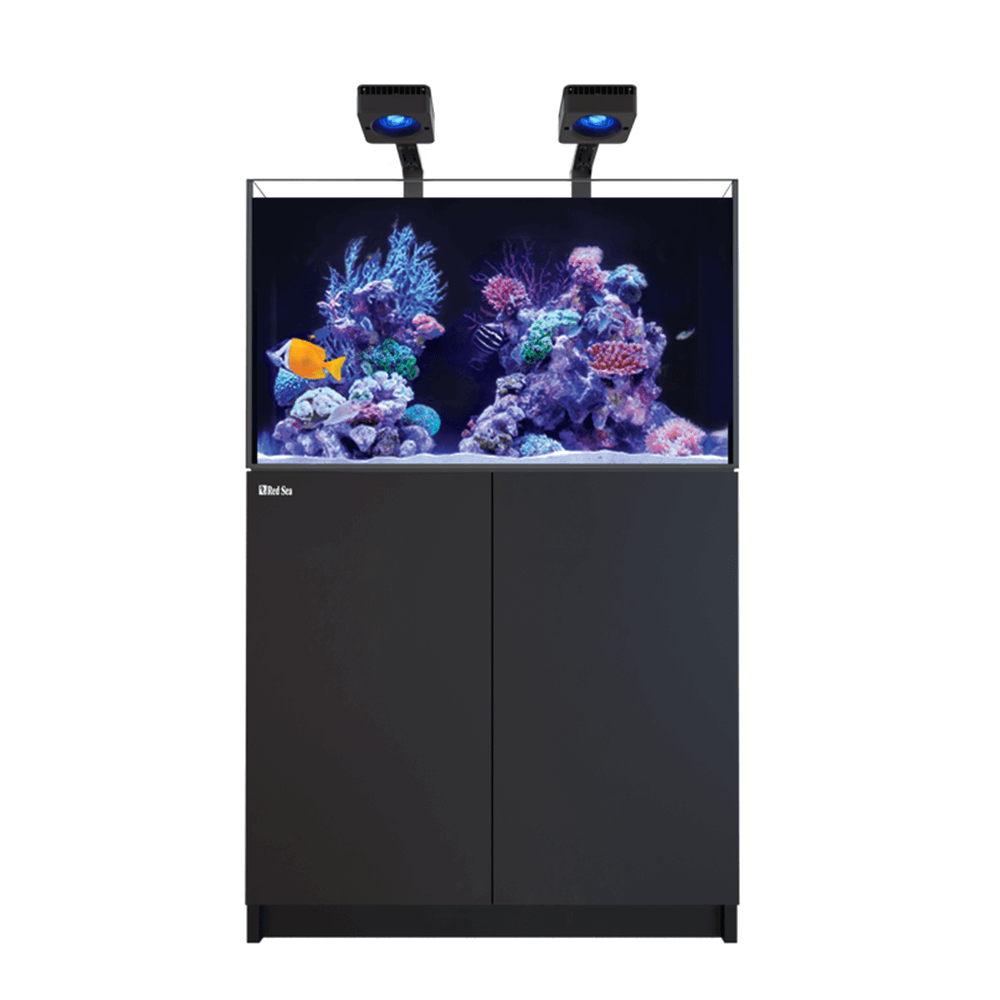 Red Sea Reefer 250 G3 Deluxe 90cm Aquarium & Black Cabinet - 245L(Incl. 2 X RL115 & Arms)