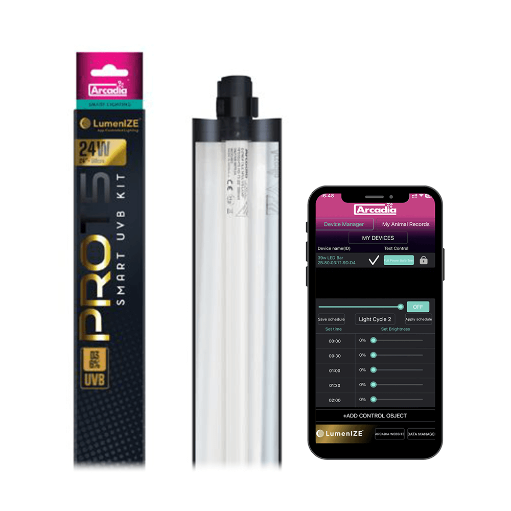 Arcadia LumenIZE Pro T5 UVB Kit, D3 Forest, 6% UVB