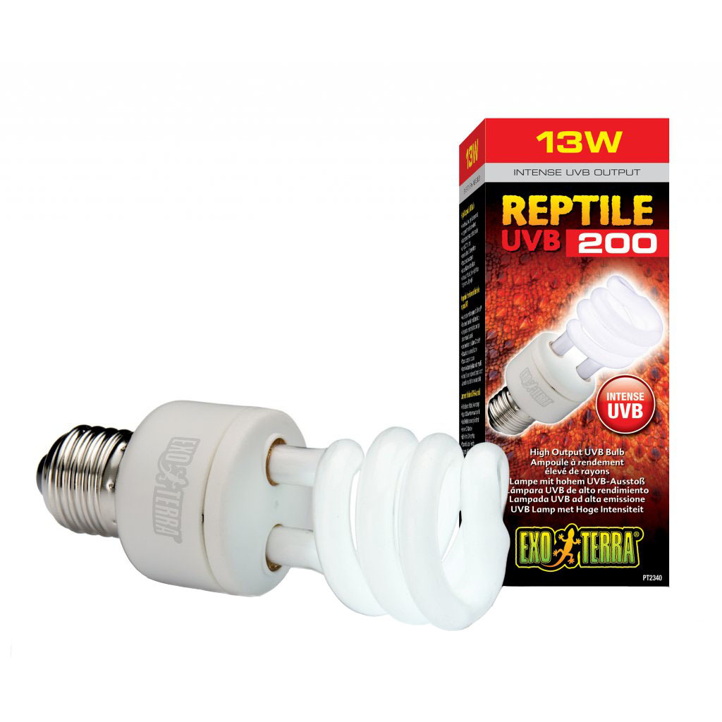Exo Terra Reptile UVB 200 Compact Lamp