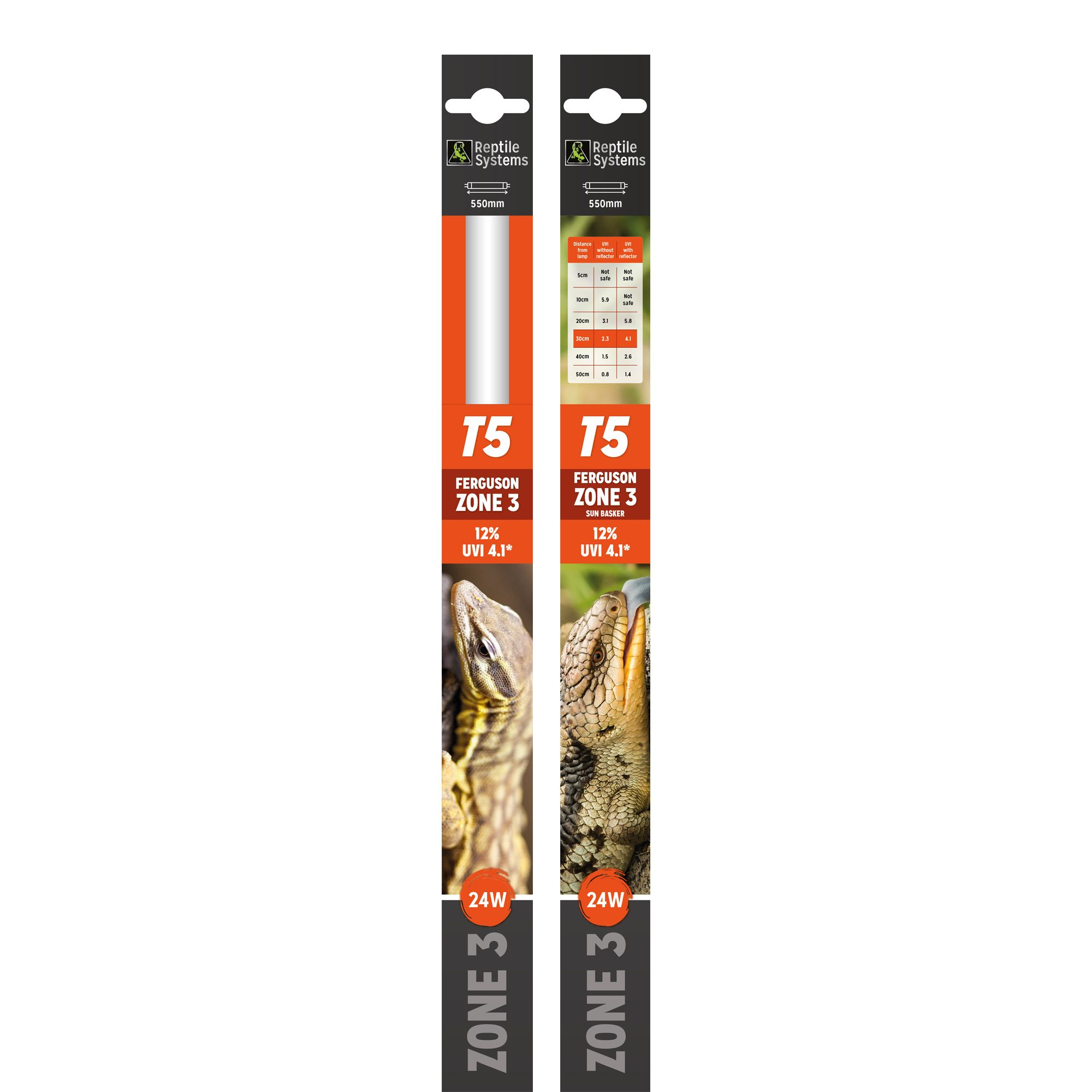 Reptile Systems D3+ Reptile T5 Zone 3 UVB Lamp