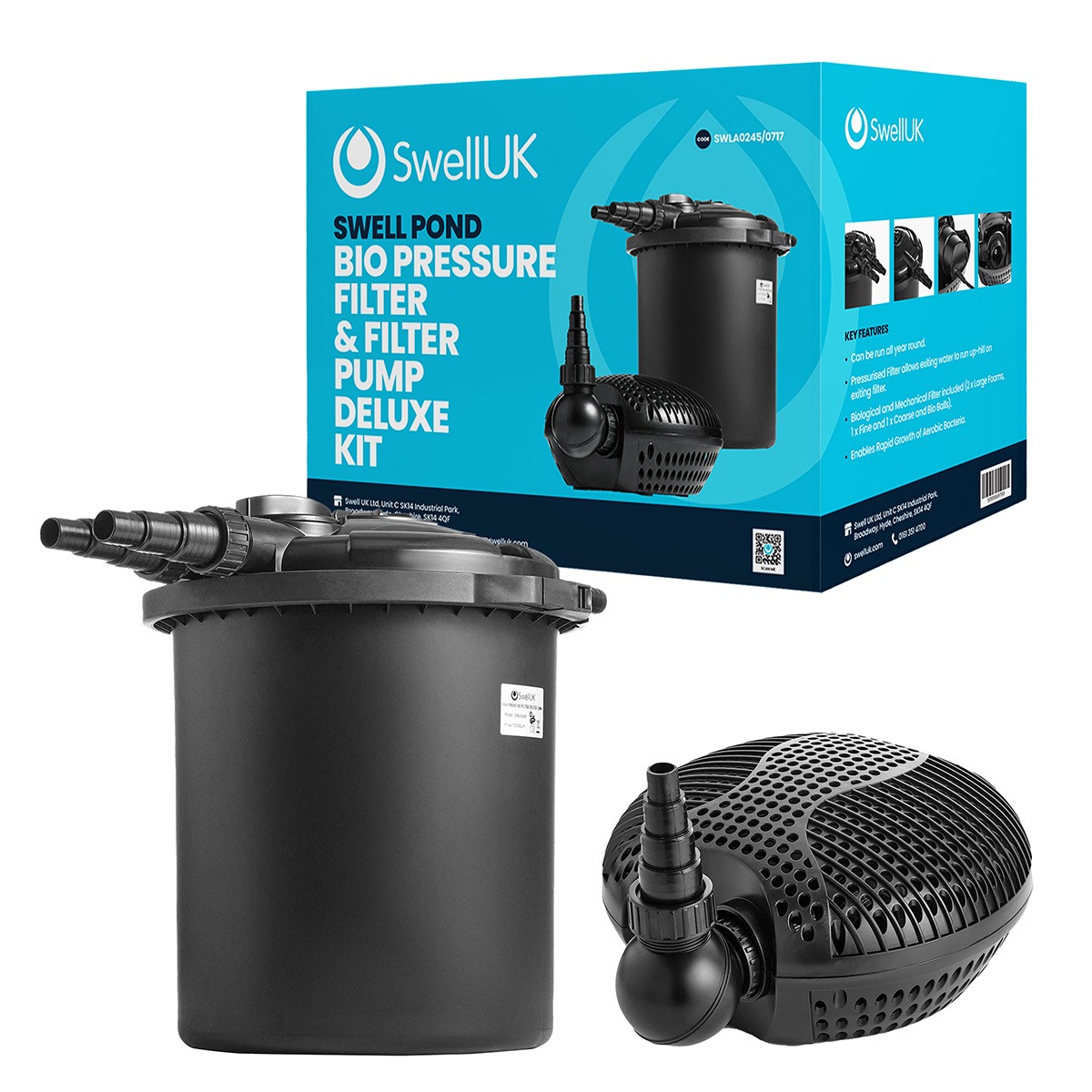 Swell Pressure Filter Bio Deluxe & Filter Pump Kits