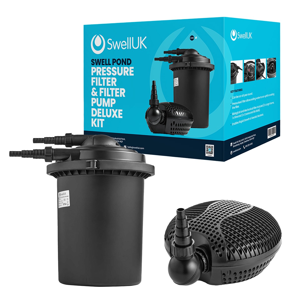 Swell Pressure Filter Deluxe & Filter Pump Kits