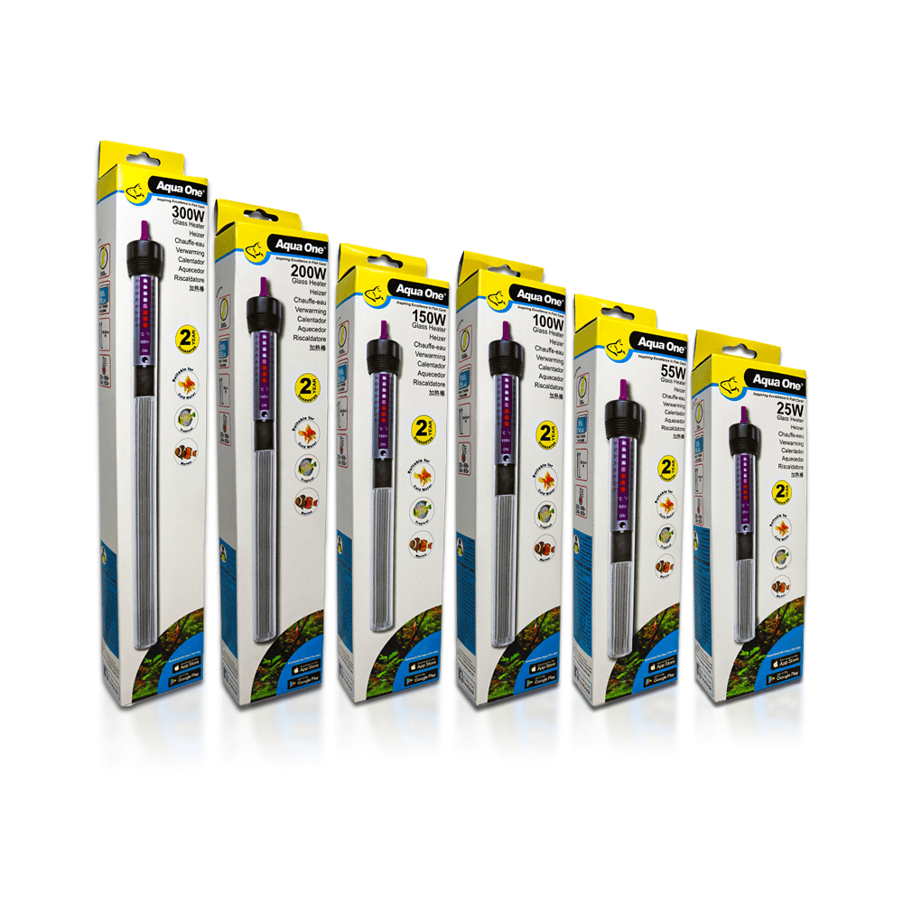 Aqua One Glass Fish Tank Heater