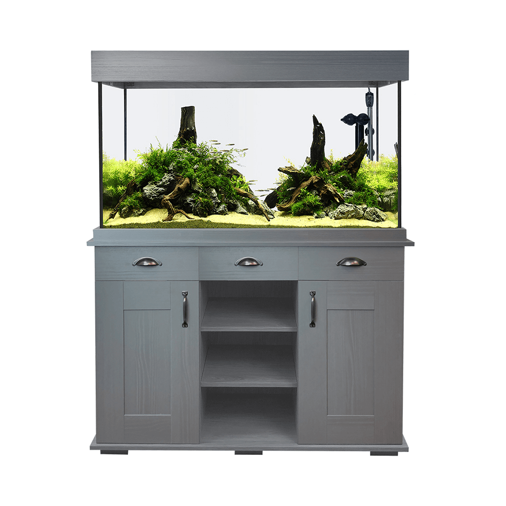 Fluval Shaker 345l Aquarium and Slate Grey Cabinet