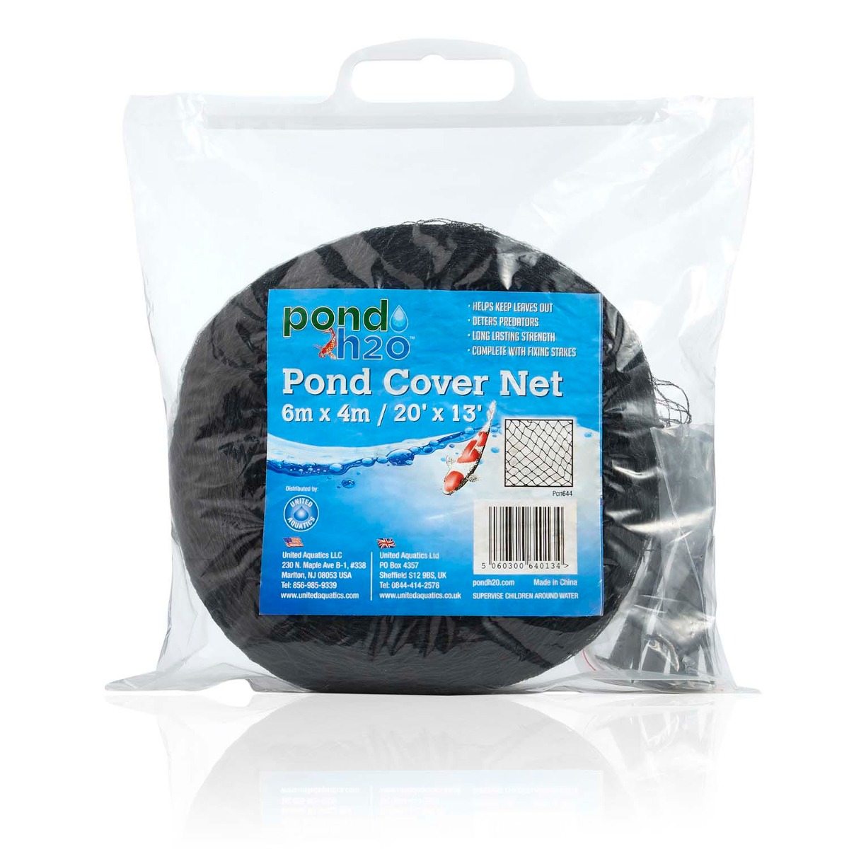 Swell Pond Cover Nets Black