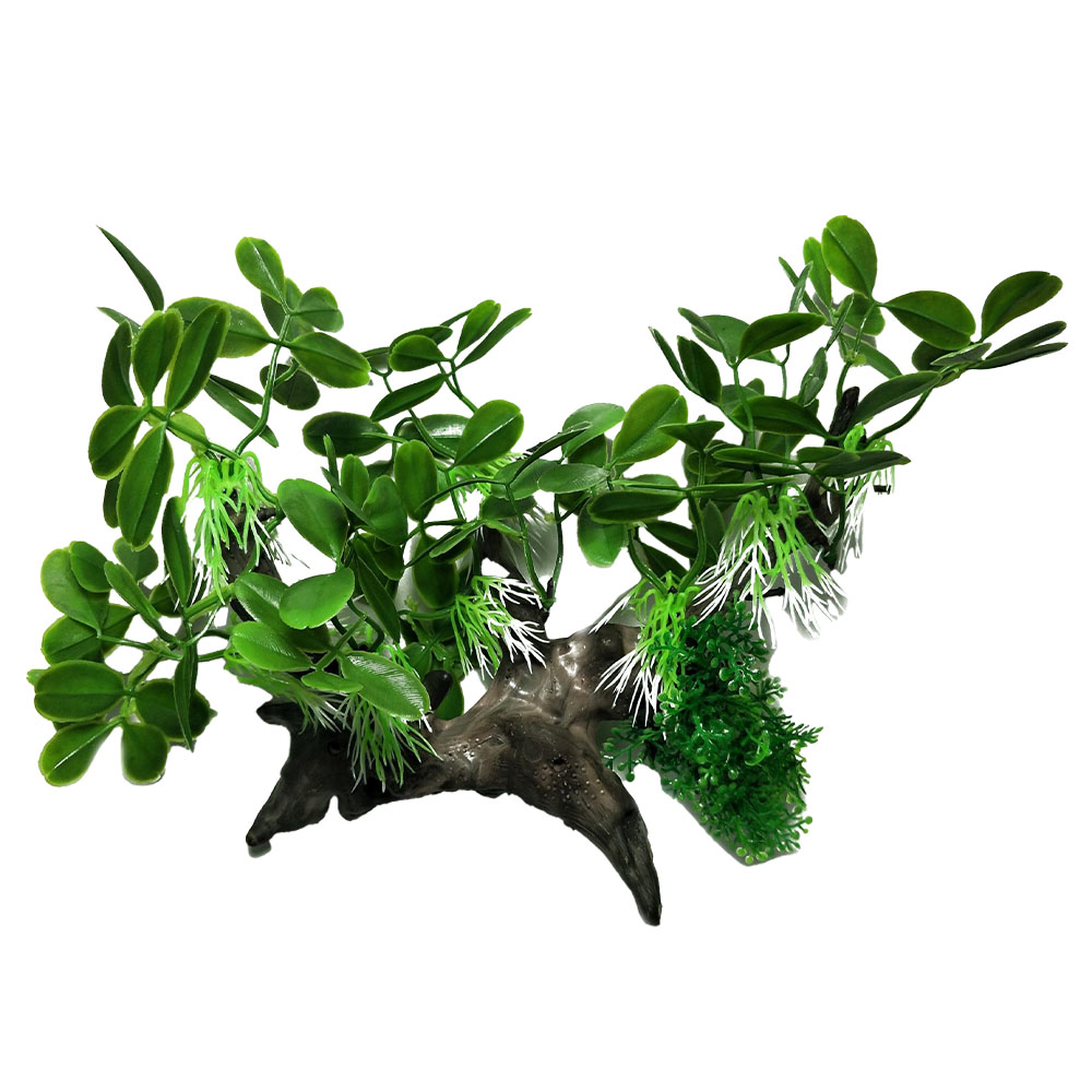 Swell Green Eucalyptus Leaves On Dead Wood Artificial Plant